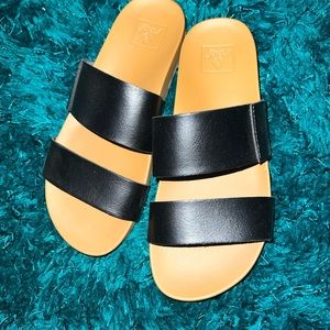 Reef Cushion Vista black / Natural New Reef sandal
